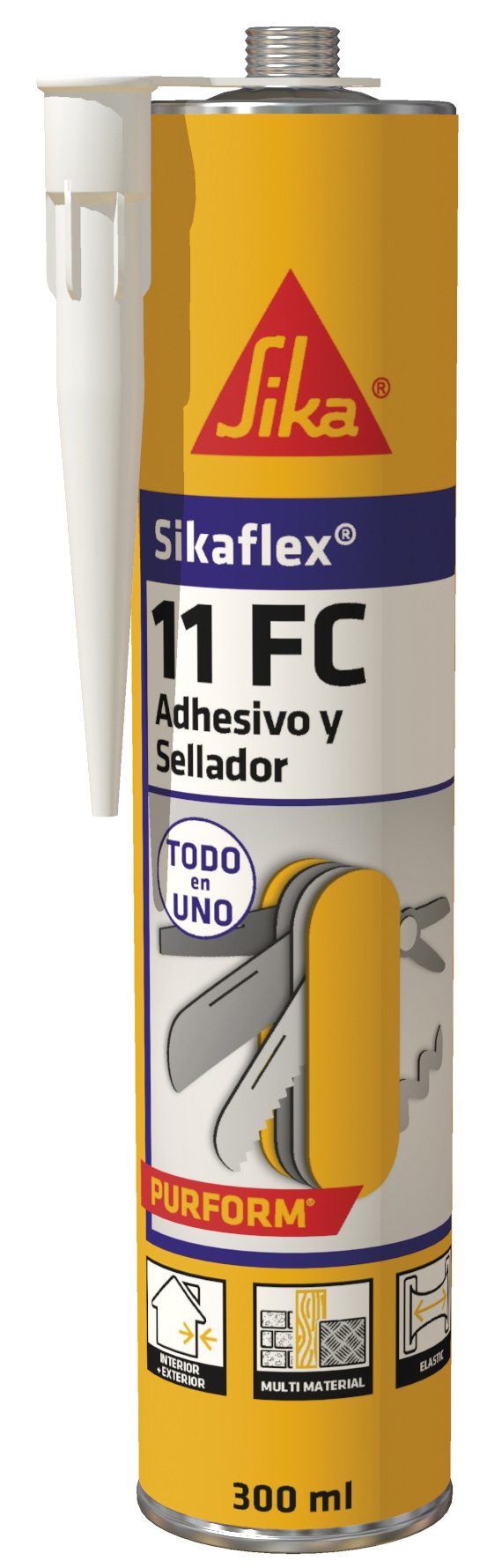 Sikaflex-11FC Purform blanco 300 ML Cartucho
